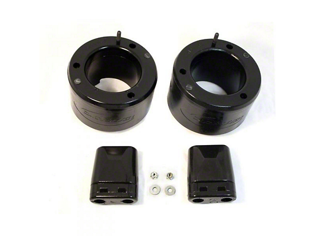 Daystar Suspension Leveling Kit; Coil Spring Spacer; Black; 2-Inch Lift; Front; Pair (13-23 4WD RAM 2500)