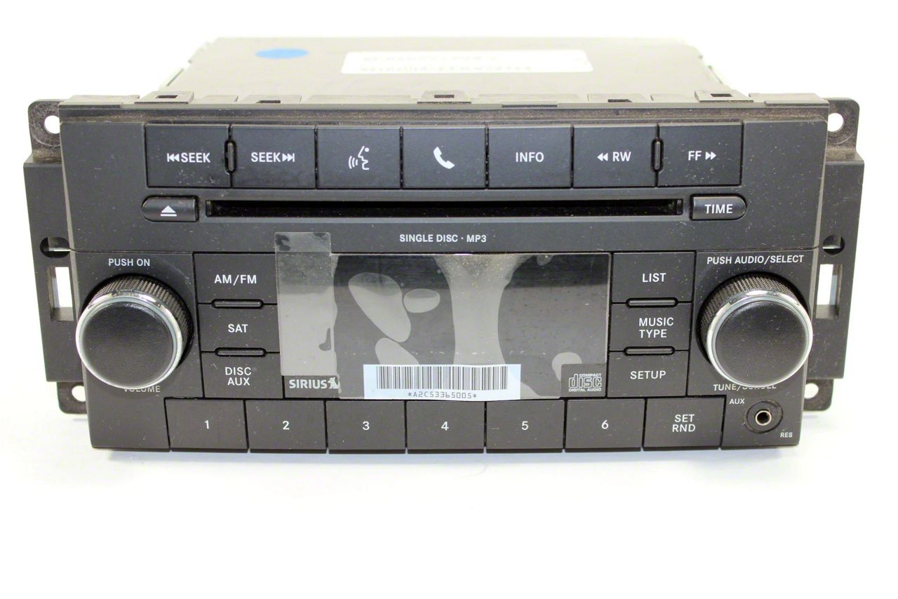 Infotainment Jeep Wrangler Mopar RES 130S CD Player Radio C-RES-HS (07 ...