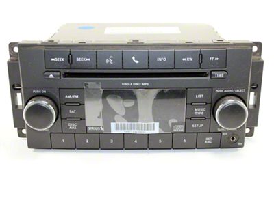 Infotainment Mopar RES 130S CD Player Radio (07-18 Jeep Wrangler JK)