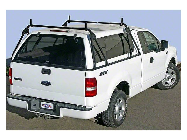 US Rack Truck Cap Rack for Caps Under 27-Inches; Black (05-23 Tacoma)