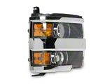 OE Style Headlight; Black Housing; Clear Lens; Driver Side (15-19 Silverado 3500 HD w/ Factory Halogen Headlights)