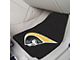 Carpet Front Floor Mats with Anderson South Carolina Logo; Black (Universal; Some Adaptation May Be Required)