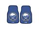 Carpet Front Floor Mats with Buffalo Sabres Logo; Navy (Universal; Some Adaptation May Be Required)