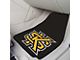 Carpet Front Floor Mats with Kennesaw State University Logo; Black (Universal; Some Adaptation May Be Required)