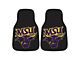 Carpet Front Floor Mats with Minnesota State-Mankato University Logo; Black (Universal; Some Adaptation May Be Required)
