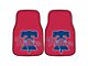 Carpet Front Floor Mats with Philadelphia Phillies Logo; Red (Universal; Some Adaptation May Be Required)