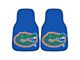 Carpet Front Floor Mats with University of Florida Logo; Blue (Universal; Some Adaptation May Be Required)