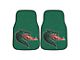 Carpet Front Floor Mats with University of UAB Logo; Green (Universal; Some Adaptation May Be Required)