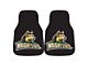 Carpet Front Floor Mats with Wright State University Logo; Black (Universal; Some Adaptation May Be Required)