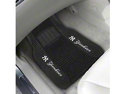 Molded Front Floor Mats with New York Yankees Logo (Universal; Some Adaptation May Be Required)