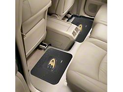 Molded Rear Floor Mats with Anaheim Ducks Logo (Universal; Some Adaptation May Be Required)
