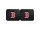 Molded Rear Floor Mats with Boston Red Sox Logo (Universal; Some Adaptation May Be Required)