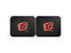 Molded Rear Floor Mats with Calgary Flames Logo (Universal; Some Adaptation May Be Required)