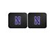 Molded Rear Floor Mats with Northwestern University Logo (Universal; Some Adaptation May Be Required)