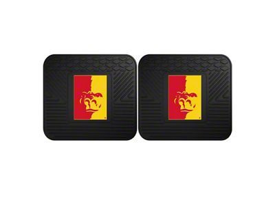 Molded Rear Floor Mats with Pittsburg State University Logo (Universal; Some Adaptation May Be Required)