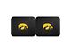 Molded Rear Floor Mats with University of Iowa Logo (Universal; Some Adaptation May Be Required)
