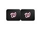 Molded Rear Floor Mats with Washington Nationals Logo (Universal; Some Adaptation May Be Required)