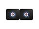 Molded Rear Floor Mats with Winnipeg Jets Logo (Universal; Some Adaptation May Be Required)