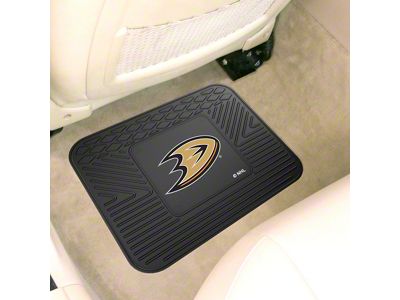Utility Mat with Anaheim Ducks Logo; Black (Universal; Some Adaptation May Be Required)