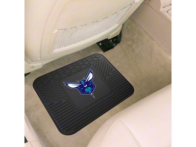 Utility Mat with Charlotte Hornets Logo; Black (Universal; Some Adaptation May Be Required)