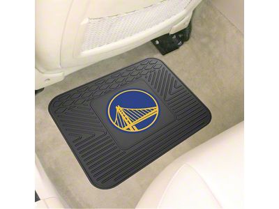 Utility Mat with Golden State Warriors Logo; Black (Universal; Some Adaptation May Be Required)