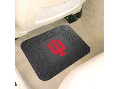 Utility Mat with Indiana University Logo; Black (Universal; Some Adaptation May Be Required)