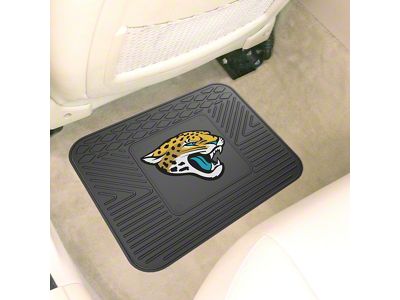 Utility Mat with Jacksonville Jaguars Logo; Black (Universal; Some Adaptation May Be Required)