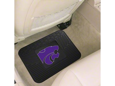 Utility Mat with Kansas State University Logo; Black (Universal; Some Adaptation May Be Required)