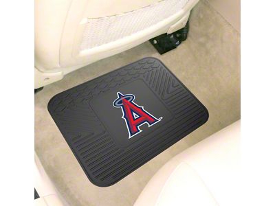 Utility Mat with Los Angeles Angels Logo; Black (Universal; Some Adaptation May Be Required)