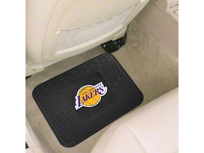 Utility Mat with Los Angeles Lakers Logo; Black (Universal; Some Adaptation May Be Required)