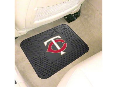 Utility Mat with Minnesota Twins Logo; Black (Universal; Some Adaptation May Be Required)