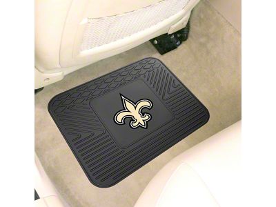 Utility Mat with New Orleans Saints Logo; Black (Universal; Some Adaptation May Be Required)