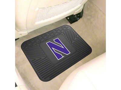 Utility Mat with Northwestern University Logo; Black (Universal; Some Adaptation May Be Required)