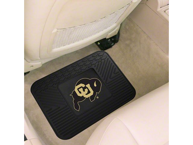 Utility Mat with University of Colorado Logo; Black (Universal; Some Adaptation May Be Required)