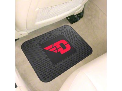 Utility Mat with University of Dayton Logo; Black (Universal; Some Adaptation May Be Required)