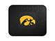 Utility Mat with University of Iowa Logo; Black (Universal; Some Adaptation May Be Required)