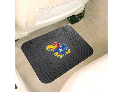 Utility Mat with University of Kansas Logo; Black (Universal; Some Adaptation May Be Required)