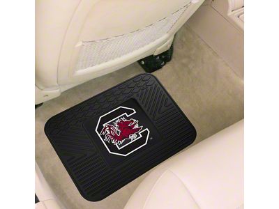 Utility Mat with University of South Carolina Logo; Black (Universal; Some Adaptation May Be Required)