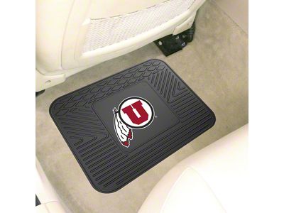 Utility Mat with University of Utah Logo; Black (Universal; Some Adaptation May Be Required)