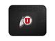 Utility Mat with University of Utah Logo; Black (Universal; Some Adaptation May Be Required)