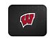 Utility Mat with University of Wisconsin Logo; Black (Universal; Some Adaptation May Be Required)