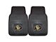 Vinyl Front Floor Mats with University of Colorado Logo; Black (Universal; Some Adaptation May Be Required)