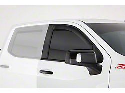 Ventguard Window Deflectors; Front; Smoked (19-22 Silverado 1500)