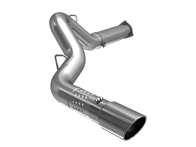 MBRP 5-Inch XP Series Filter-Back Single Exhaust System with Polished Tip; Side Exit (07-10 6.6L Silverado 2500 HD)