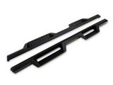 HDX Drop Nerf Side Step Bars; Textured Black (20-23 Silverado 2500 HD Double Cab)