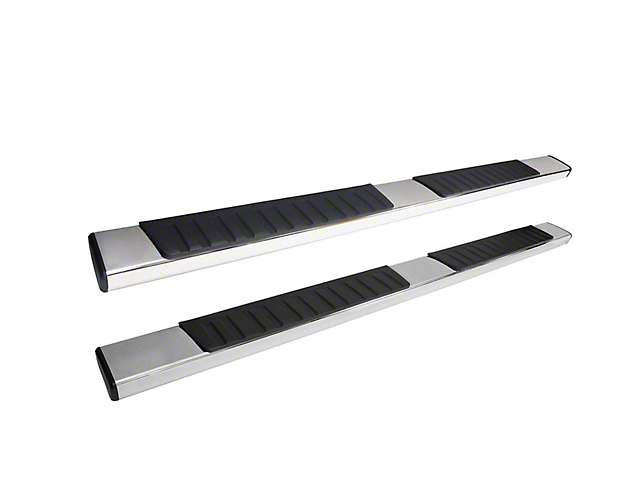 R7 Nerf Side Step Bars; Stainless Steel (20-23 Sierra 2500 HD Regular Cab)