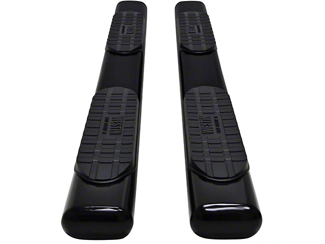 Pro Traxx 6-Inch Oval Side Step Bars; Black (20-22 Sierra 2500 HD Double Cab)