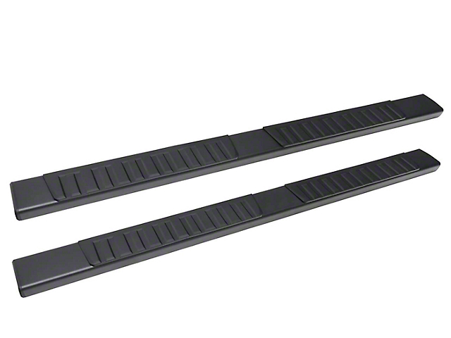 R7 Nerf Side Step Bars; Black (20-22 Sierra 2500 HD Crew Cab)