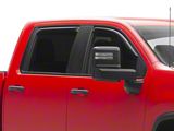EGR In-Channel Window Visors; Front and Rear; Dark Smoke (20-26 Silverado 2500 HD Crew Cab)