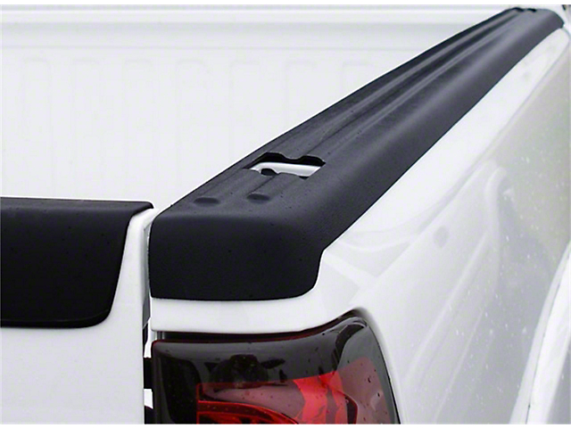 Bed Rail Caps with Stake Hole Openings; Ribbed (07-13 Silverado 1500 w/ 8-Foot Long Box)